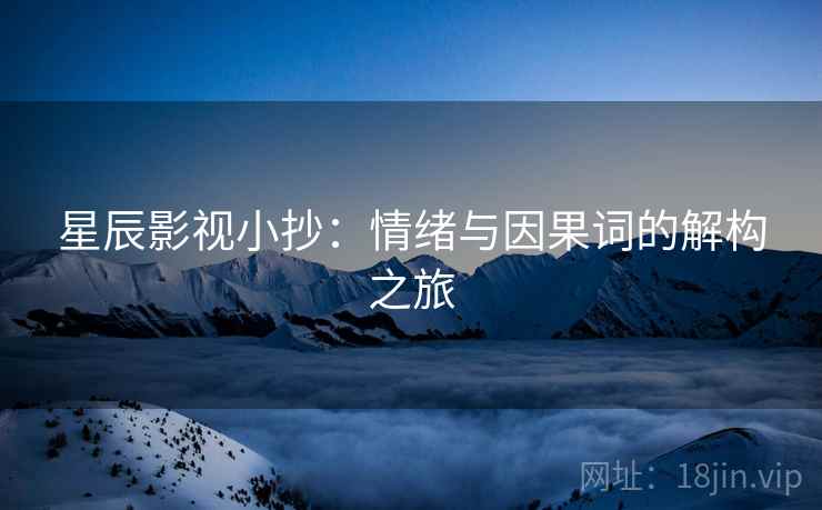 星辰影视小抄:情绪与因果词的解构之旅