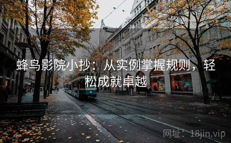 蜂鸟影院小抄:从实例掌握规则,轻松成就卓越